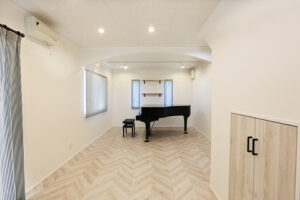 ピアノの音が聞こえる家